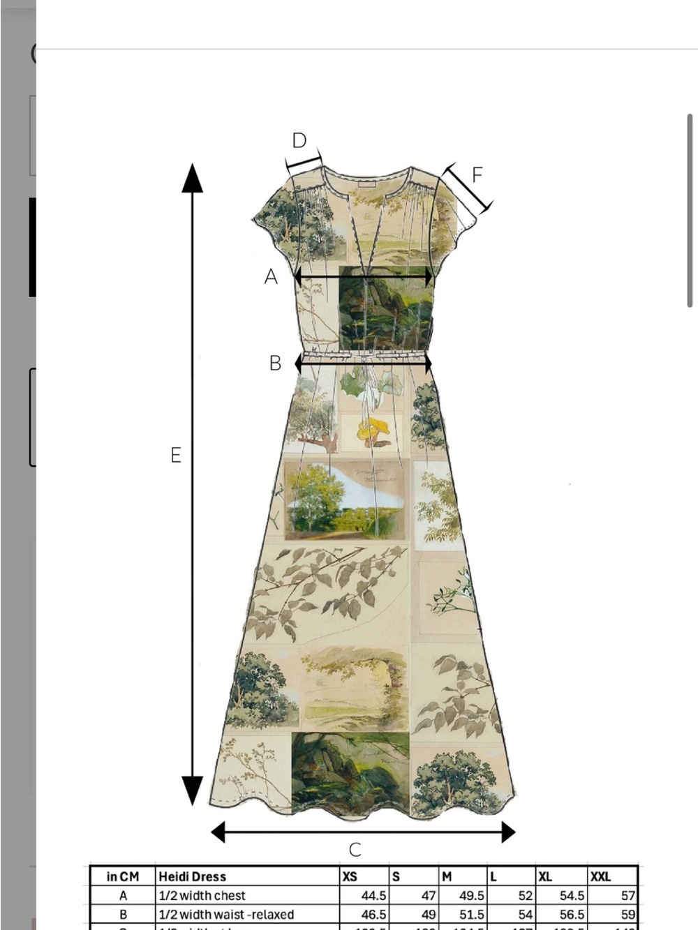 LazyBones Australia Grace Dress in Etching Print - Picture 8 of 8